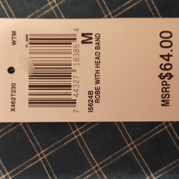 Tericloth Robe with Headband - Picture 2 of 2